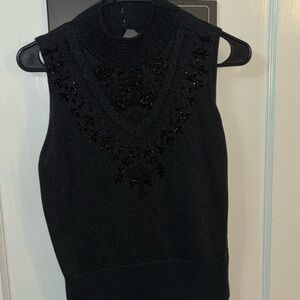 Beaded vintage turtleneck